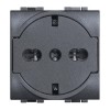 Bticino Livinglight FLAT Schuko-Steckdose mit 10/16A Absicherung L4140/16F Bticino Livinglight FLAT Schuko-Steckdose mit 10/16A Absicherung L4140/16F