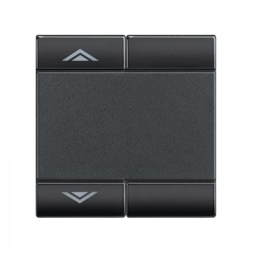Bticino Livinglight 2-Funktions-Schalterabdeckung Anthrazit L4911M2AHN Bticino Livinglight 2-Funktions-Schalterabdeckung Anthrazit L4911M2AHN