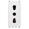 Vimar Eikon zweipolige Steckdose weiß 2P+E 10/16A 20203.B Vimar Eikon zweipolige Steckdose weiß 2P+E 10/16A 20203.B