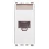 Vimar Eikon Rj45 Datendose weiß Cat 5E UTP 20338.8. Vimar Eikon Rj45 Datendose weiß Cat 5E UTP 20338.8.