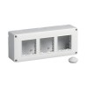 Vimar Plana, Eikon und Arké Wandaufbaugehäuse IP40 6 Module (2+2+2) 14813 Vimar Plana, Eikon und Arké Wandaufbaugehäuse IP40 6 Module (2+2+2) 14813