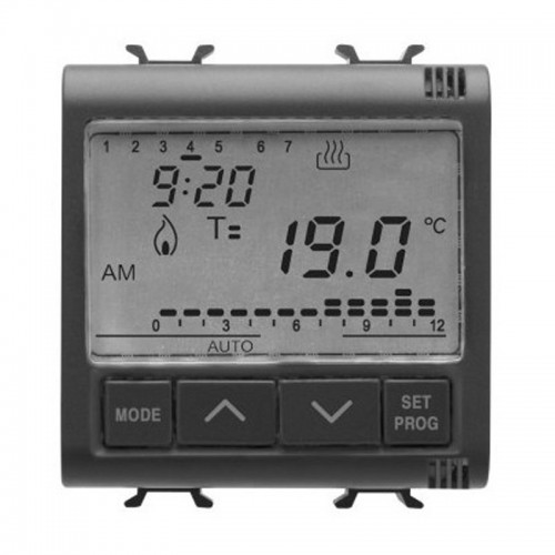Gewiss Relais-Zeitthermostat Chorus schwarz GW12703 Gewiss Relais-Zeitthermostat Chorus schwarz GW12703