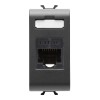 Gewiss Chorus RJ45-Steckdose CAT 5E schwarz GW12421 Gewiss Chorus RJ45-Steckdose CAT 5E schwarz GW12421