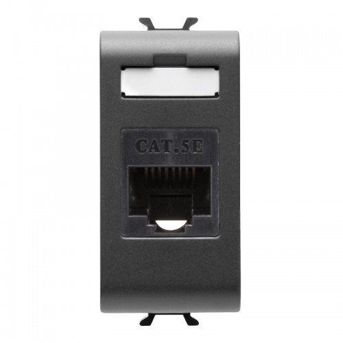 Gewiss Chorus RJ45-Steckdose CAT 5E schwarz GW12421 Gewiss Chorus RJ45-Steckdose CAT 5E schwarz GW12421