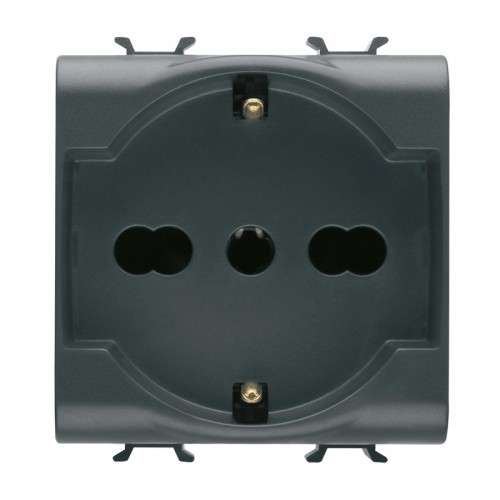Gewiss Chorus schwarz Schuko-Steckdose GW12204 Gewiss Chorus schwarz Schuko-Steckdose GW12204