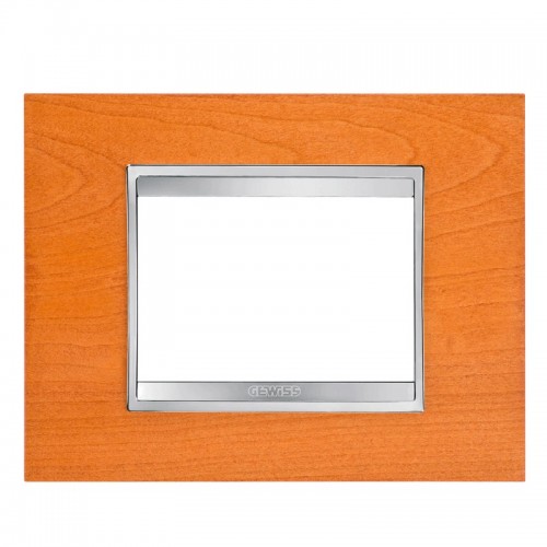Gewiss Chorus Abdeckrahmen LUX 3P Kirschfarbe GW16203LC Gewiss Chorus Abdeckrahmen LUX 3P Kirschfarbe GW16203LC