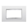 Gewiss Chorus Abdeckrahmen LUX 4P weiß GW16204TB