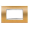 Gewiss Chorus Abdeckrahmen LUX 4P gelb GW16204MO Gewiss Chorus Abdeckrahmen LUX 4P gelb GW16204MO