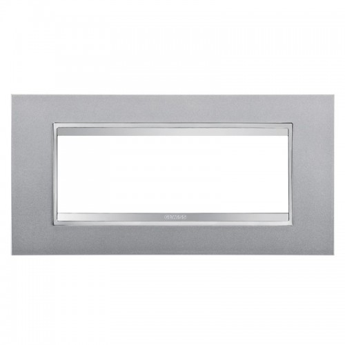 Gewiss Chorus Abdeckrahmen LUX 6P Titan GW16206VT Gewiss Chorus Abdeckrahmen LUX 6P Titan GW16206VT