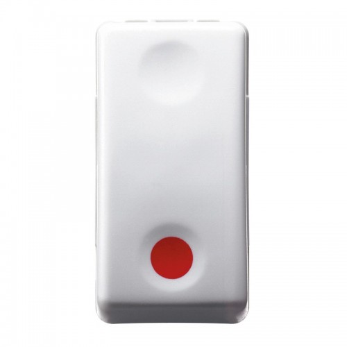 Gewiss System P NC-Taster - 10 A - Aus NA rotes Symbol GW20523 Gewiss System P NC-Taster - 10 A - Aus NA rotes Symbol GW20523