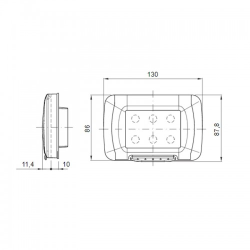 Wasserdichte Platte Gewiss system grau ip55 3 Module GW22453 Wasserdichte Platte Gewiss system grau ip55 3 Module GW22453