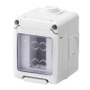 Gewiss-Gehäuse für System-Horizontalgeräte wasserdicht 1 Platz IP55 Gewiss-Gehäuse für System-Horizontalgeräte wasserdicht 1 Platz IP55