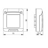Gewiss combi in wasserdichter Abdeckung 2 Plätze System IP55 Gewiss combi in wasserdichter Abdeckung 2 Plätze System IP55