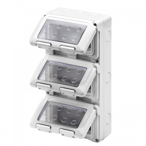 Container Gewiss wandhängend 12-polig IP55 für Systemreihe GW27052 Container Gewiss wandhängend 12-polig IP55 für Systemreihe GW27052
