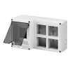 Container Gewiss Wandverteiler 8 Module plus 4 Plätze GW27072 Container Gewiss Wandverteiler 8 Module plus 4 Plätze GW27072
