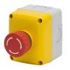 Behälter mit Nottaster Gewiss 1NA 1NC IP66 GW27202 Behälter mit Nottaster Gewiss 1NA 1NC IP66 GW27202