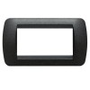 Bticino Living International Abdeckrahmen 4 Module graphitschwarz L4804GFN Bticino Living International Abdeckrahmen 4 Module graphitschwarz L4804GFN