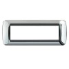Bticino Living International Abdeckrahmen 7 Module Chrom poliert L4807CR Bticino Living International Abdeckrahmen 7 Module Chrom poliert L4807CR
