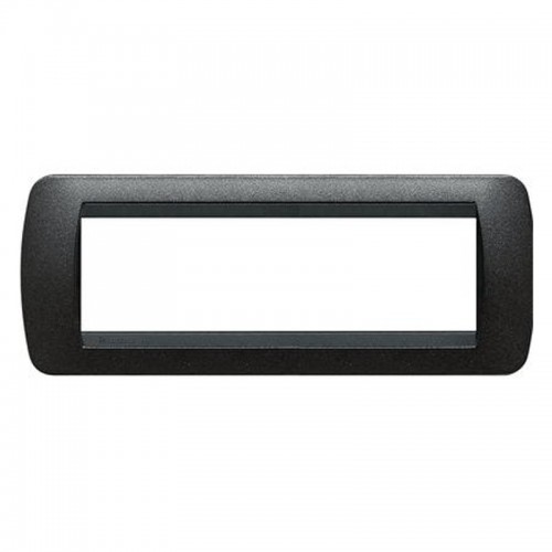 Bticino Living International Abdeckrahmen 7 Module graphitschwarz L4807GFN Bticino Living International Abdeckrahmen 7 Module graphitschwarz L4807GFN