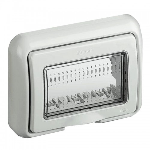 Bticino Idrobox IP55 Platte 3 Module Serie Matix 25603 Bticino Idrobox IP55 Platte 3 Module Serie Matix 25603