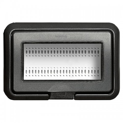 Bticino Placca Stagno IP55 Grau Wohnen 4 Mod 24604L Bticino Placca Stagno IP55 Grau Wohnen 4 Mod 24604L