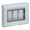 Vimar-Abdeckung 3 Module X-Serie 8000S IP55 grau 13731.Q Vimar-Abdeckung 3 Module X-Serie 8000S IP55 grau 13731.Q