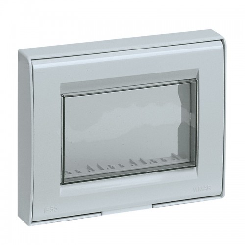 Vimar Abdeckung 3 Module für IDEA und 8000 Serie IP55 13733. Vimar Abdeckung 3 Module für IDEA und 8000 Serie IP55 13733.