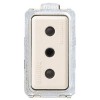 Bticino magic kleine Steckdose 2P+E 10A 5113 Bticino magic kleine Steckdose 2P+E 10A 5113