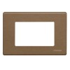 Bticino Abdeckrahmen Magic Bronze 3 Module 503/3A/BR Bticino Abdeckrahmen Magic Bronze 3 Module 503/3A/BR