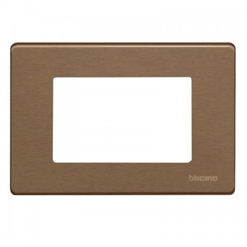 Bticino Abdeckrahmen Magic Bronze 3 Module 503/3A/BR Bticino Abdeckrahmen Magic Bronze 3 Module 503/3A/BR