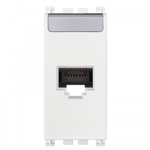 RJ45-Buchse Vimar Net Safe Copper weiß 19339.11. RJ45-Buchse Vimar Net Safe Copper weiß 19339.11.