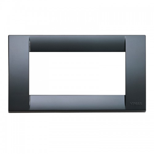 Platte Vimar Idea 4 Module Technopolymer graphitgrau 16744.15 Platte Vimar Idea 4 Module Technopolymer graphitgrau 16744.15