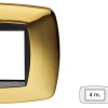 Master Modo Abdeckrahmen 4 Module Gold glänzend 39TC214 Master Modo Abdeckrahmen 4 Module Gold glänzend 39TC214