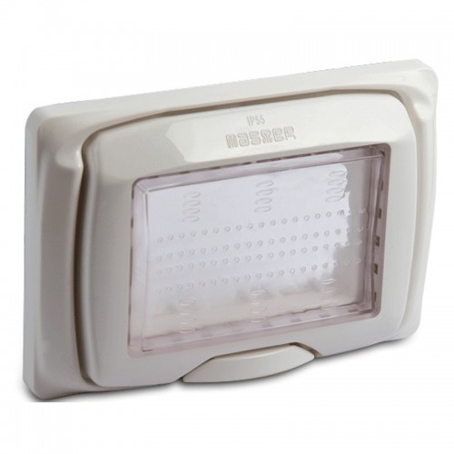 Wasserdichte Platte selbsttragende Abdeckung Master Mix IP55 Weiß 43603 Wasserdichte Platte selbsttragende Abdeckung Master Mix IP55 Weiß 43603