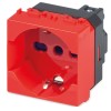Master MIX Zwei-Wege 2P+E rote Schuko-Steckdose 21170R Master MIX Zwei-Wege 2P+E rote Schuko-Steckdose 21170R