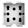 ABB SIDE 1 schuko + 2 bivalente Steckdose 2CSK1193CH ABB SIDE 1 schuko + 2 bivalente Steckdose 2CSK1193CH