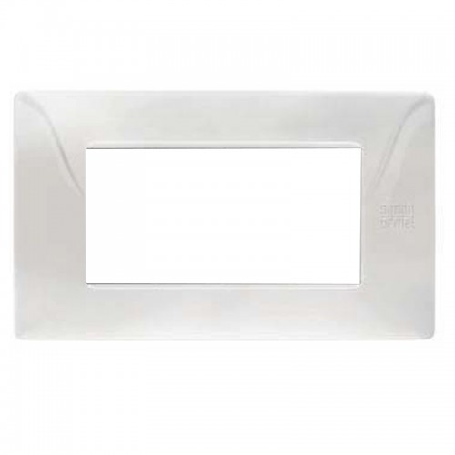 Platte 4 Module Urmet Simon Nea Edelstahl poliert 11804.IL Platte 4 Module Urmet Simon Nea Edelstahl poliert 11804.IL