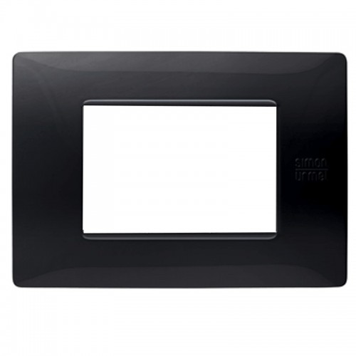 Platte Urmet Simon Nea Flexa 3 Module schwarz absolut 11803.NA Platte Urmet Simon Nea Flexa 3 Module schwarz absolut 11803.NA