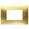 Platte Urmet Simon Nea Flexa 3 Module glänzend gold 11803.OL Platte Urmet Simon Nea Flexa 3 Module glänzend gold 11803.OL