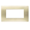Platte Urmet Simon Nea Flexa 4 Module satiniert gold 11804.OS Platte Urmet Simon Nea Flexa 4 Module satiniert gold 11804.OS