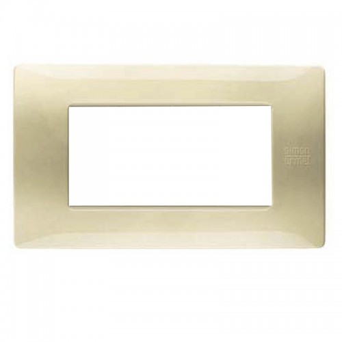 Platte Urmet Simon Nea Flexa 4 Module satiniert gold 11804.OS Platte Urmet Simon Nea Flexa 4 Module satiniert gold 11804.OS