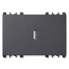 Beleuchtete Schalterabdeckung Urmet Simon Nea 3 Module anthrazit 10362/3 Beleuchtete Schalterabdeckung Urmet Simon Nea 3 Module anthrazit 10362/3