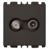 Direktsteckdose TV-SAT Urmet Simon demixed 2DB anthrazit 13400/2 Direktsteckdose TV-SAT Urmet Simon demixed 2DB anthrazit 13400/2