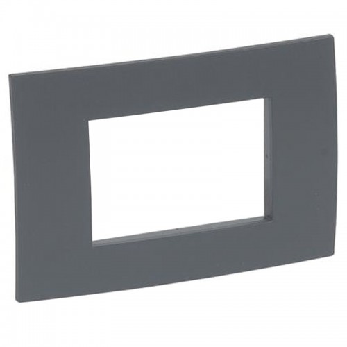 Platte Legrand Serie Vela quadratisch 503 Farbe anthrazit 682616 Platte Legrand Serie Vela quadratisch 503 Farbe anthrazit 682616