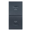 Doppeltaster Legrand Vela anthrazit mit Pfeilen 1 Modul 682745 Doppeltaster Legrand Vela anthrazit mit Pfeilen 1 Modul 682745