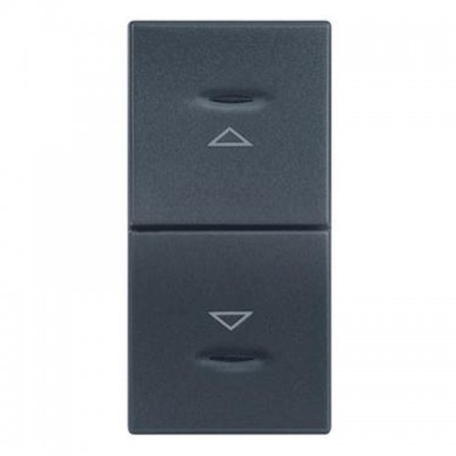 Doppeltaster Legrand Vela anthrazit mit Pfeilen 1 Modul 682745 Doppeltaster Legrand Vela anthrazit mit Pfeilen 1 Modul 682745