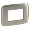 Teller Lergrand Vela rund Aluminium gebürstet 3 Module 685636 Teller Lergrand Vela rund Aluminium gebürstet 3 Module 685636