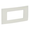 Legrand Platte Vela quadratisch weiß emailliert 4 Module 685717 Legrand Platte Vela quadratisch weiß emailliert 4 Module 685717