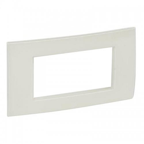 Legrand Platte Vela quadratisch weiß emailliert 4 Module 685717 Legrand Platte Vela quadratisch weiß emailliert 4 Module 685717