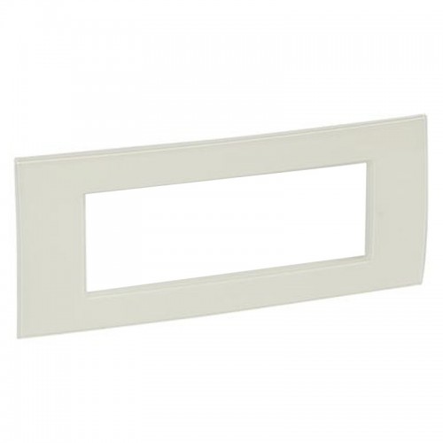 Legrand Platte Vela quadratisch weiß emailliert 6 Module 685718 Legrand Platte Vela quadratisch weiß emailliert 6 Module 685718